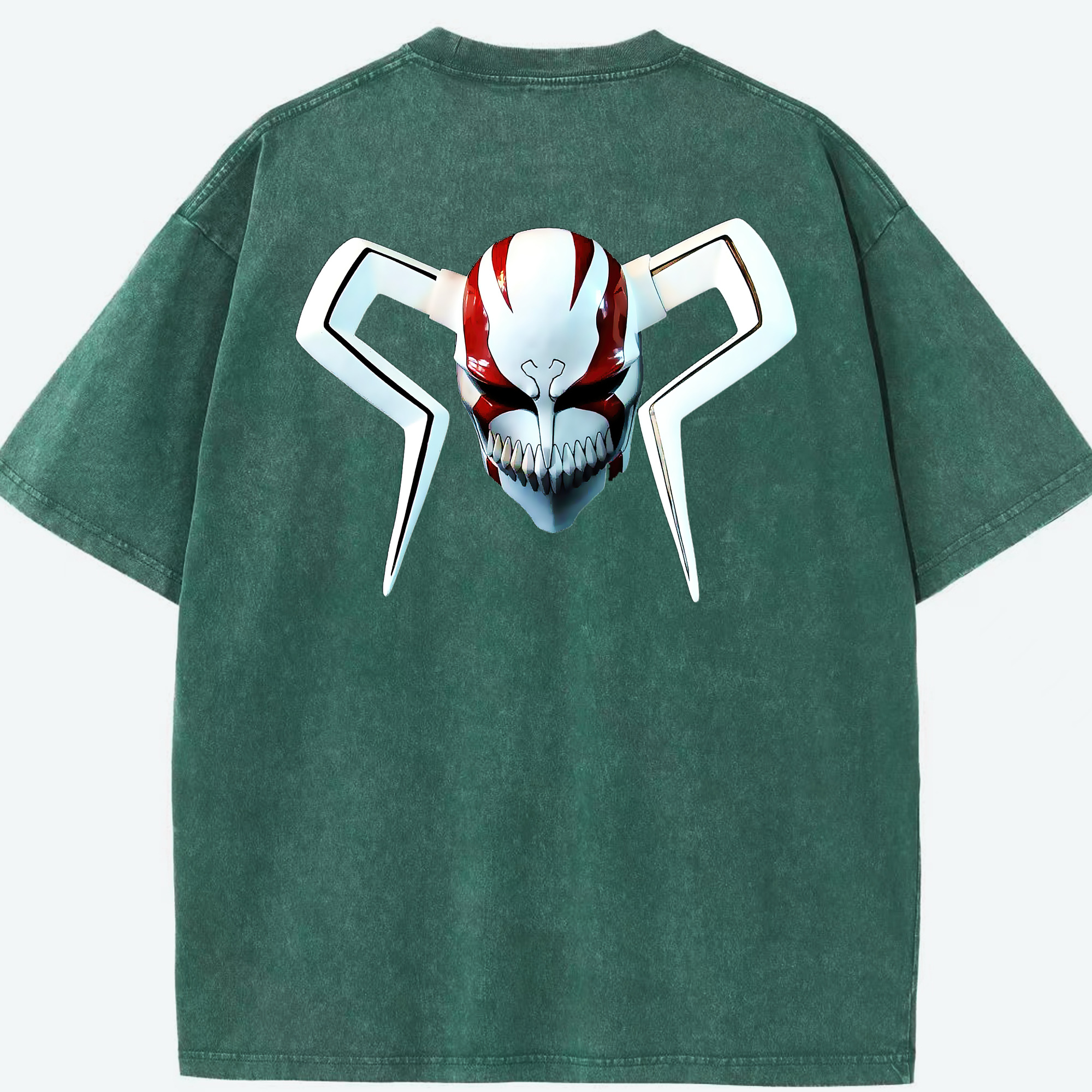 （画像用） ブリーチ 黒崎一護（くろさき いちご）BLEACH Kurosaki Ichigo 綿100% ヴィンテージ風 半袖Tシャツ（背面プリント）